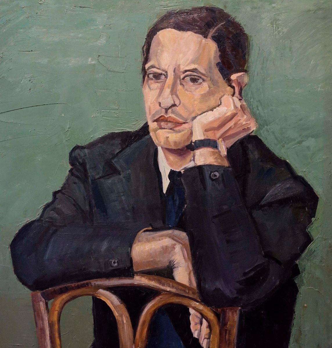 Ecole Italienne 1966 - Grand Portrait --photo-3