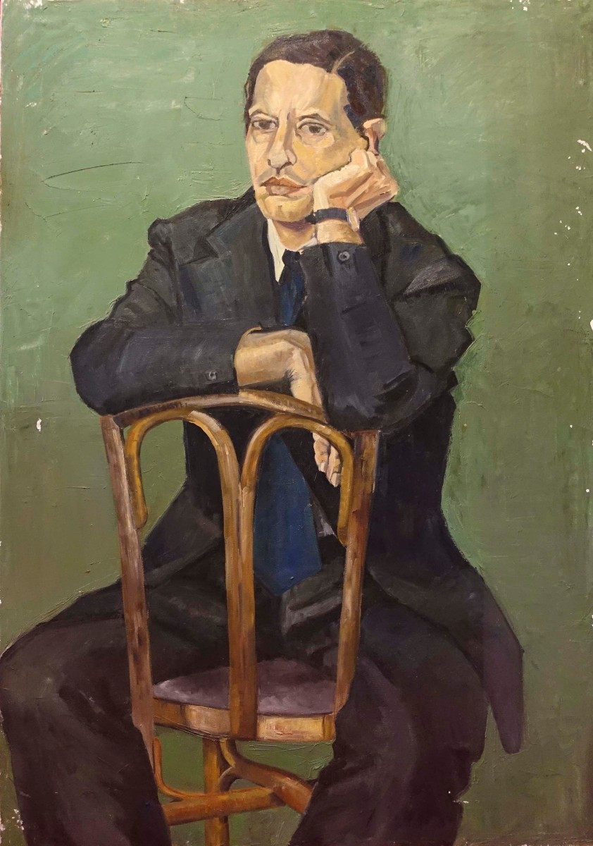 Ecole Italienne 1966 - Grand Portrait -