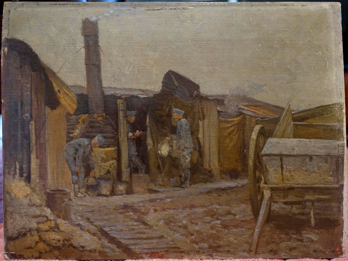 Stanislas Martougen (1873-1962) - At The Front 1917 --photo-2