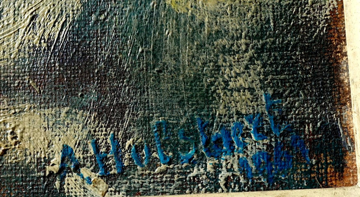 Albert Hulstaert (1918-2011) - Le Fruit D&eacute;fendu 1959 --photo-4