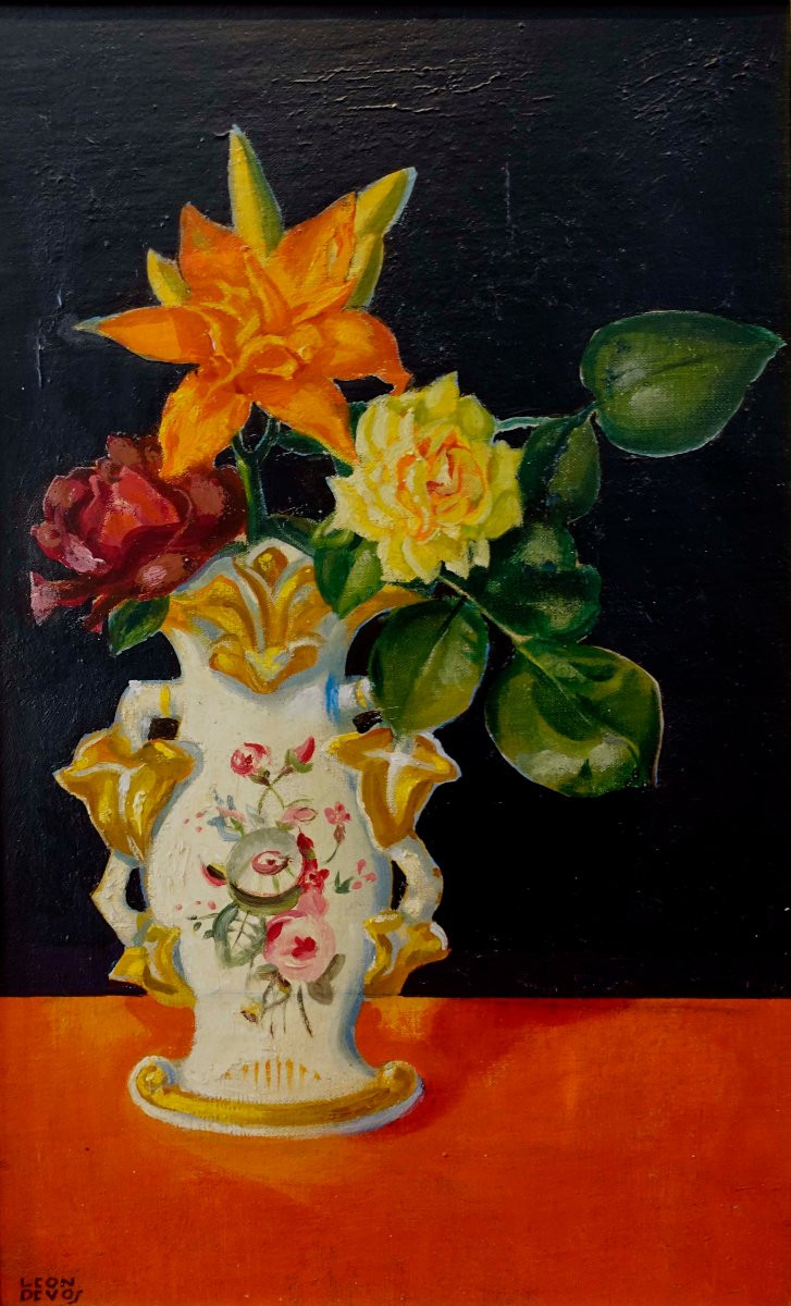 L&eacute;on Devos (1897-1974) - Fleurs 1950 &ndash; Nervia --photo-2