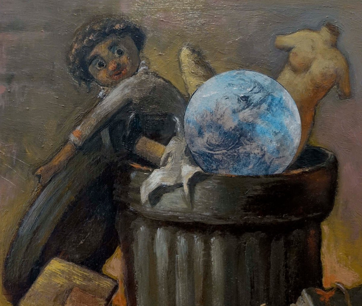 Jack Horckmans (1930-2000) - A la Poubelle! 1960 --photo-3