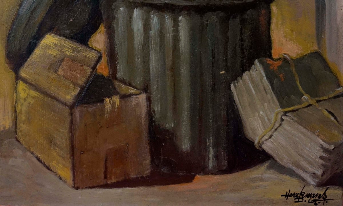 Jack Horckmans (1930-2000) - A la Poubelle! 1960 --photo-4