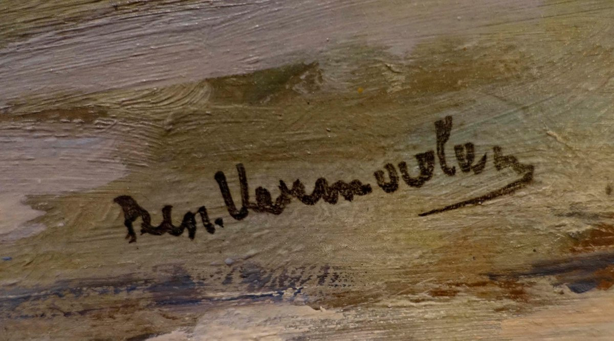 Ben Vermaelen (1915-1967) - Les Patineurs 1950 --photo-2