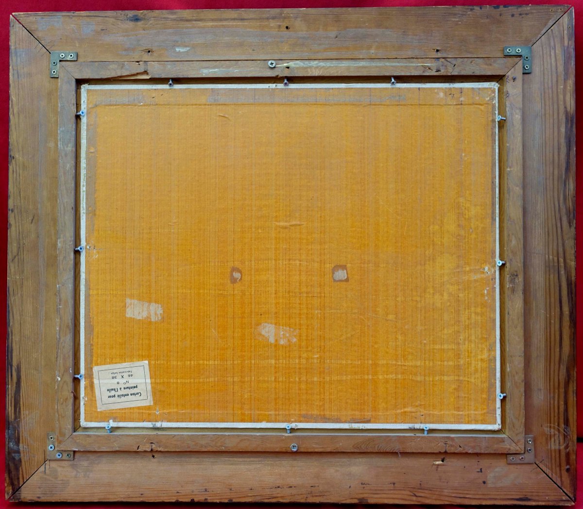 L'Atelier du Peintre - Rome 1953 - Signature à Déchiffrer --photo-2
