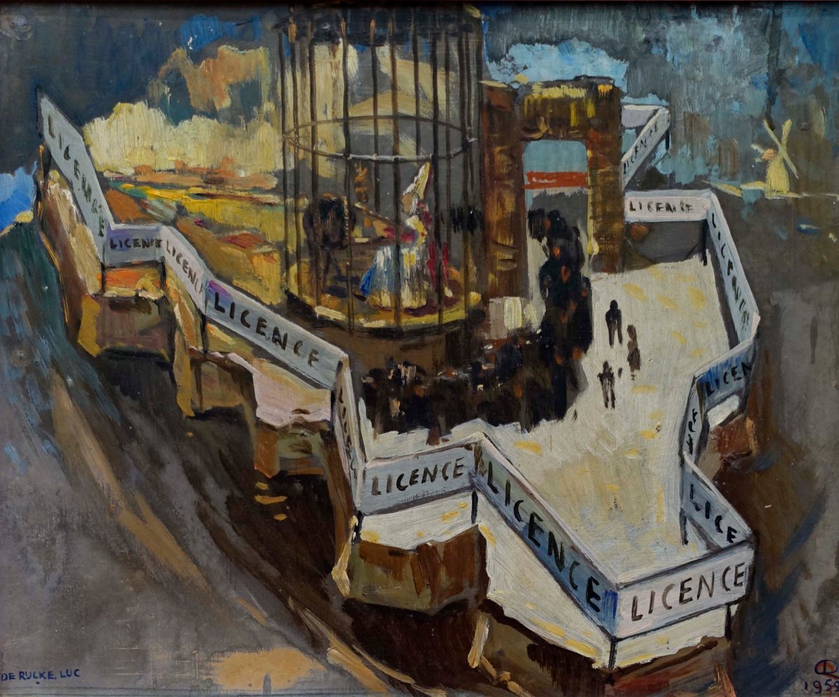 Luc De Rijcke (1899-1966) - La Foire de Liège 1952 --photo-2
