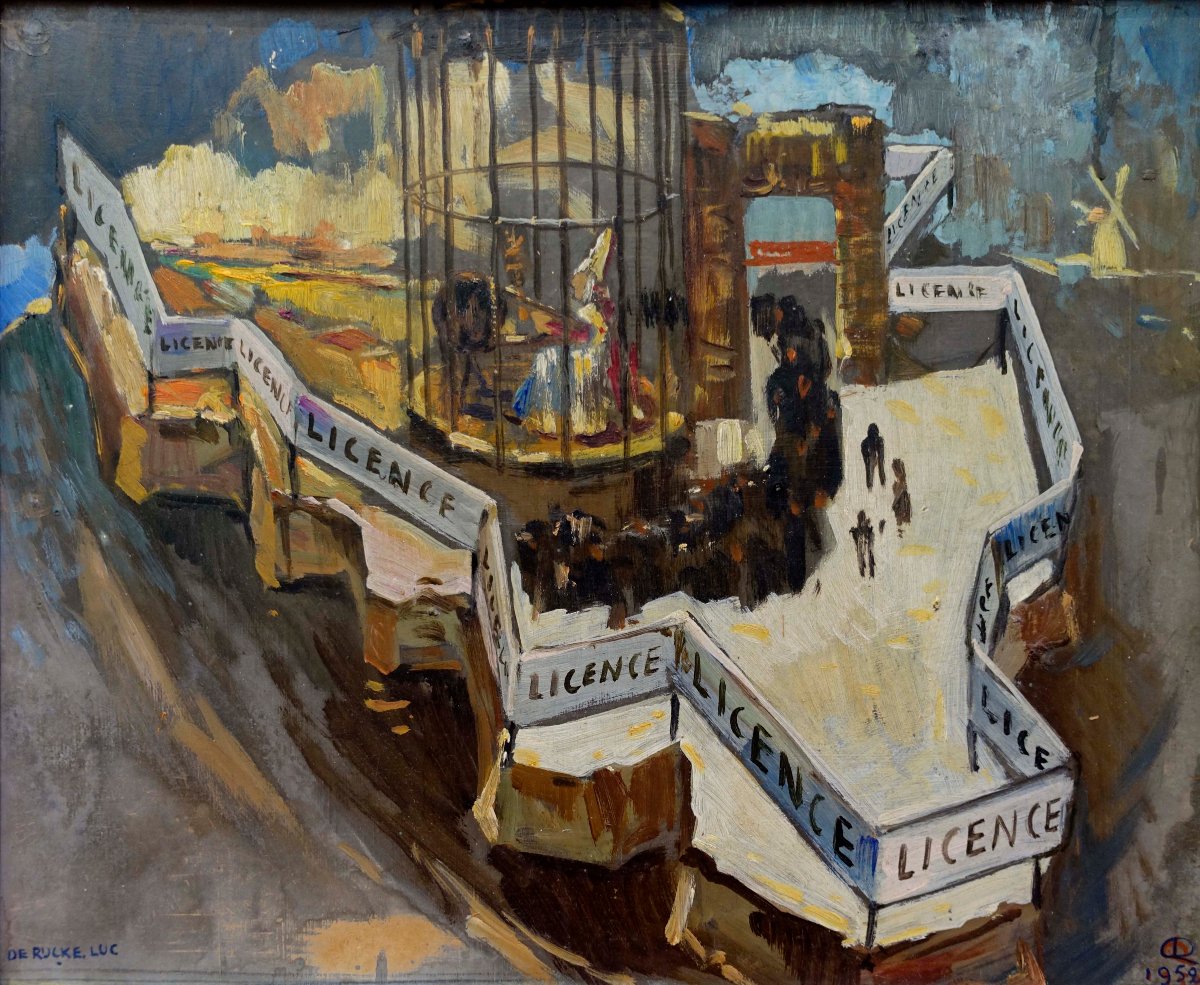 Luc De Rijcke (1899-1966) - La Foire de Liège 1952 --photo-5