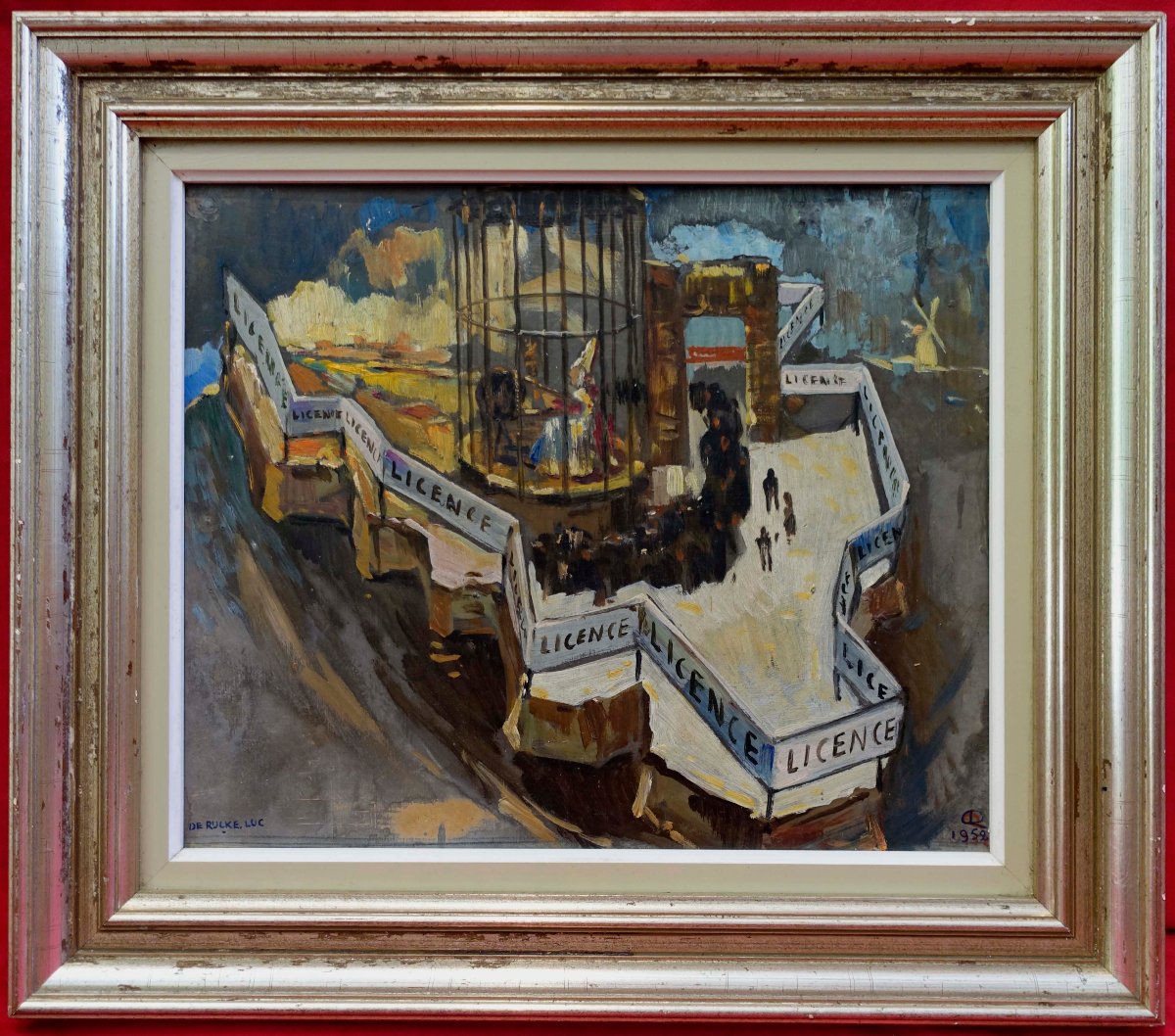 Luc De Rijcke (1899-1966) - La Foire de Liège 1952 -