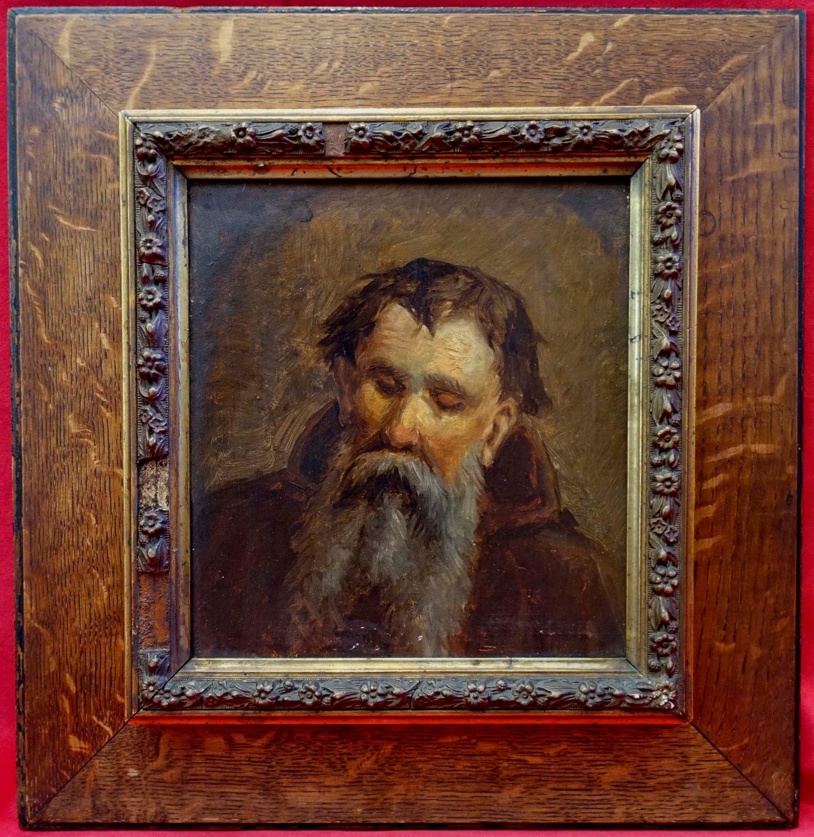 Ecole Flamande 1885 - Le Bon Apôtre - Petit Format -