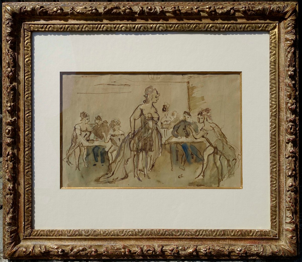 Constantin Guys (1802-1892) - Le Racolage - 