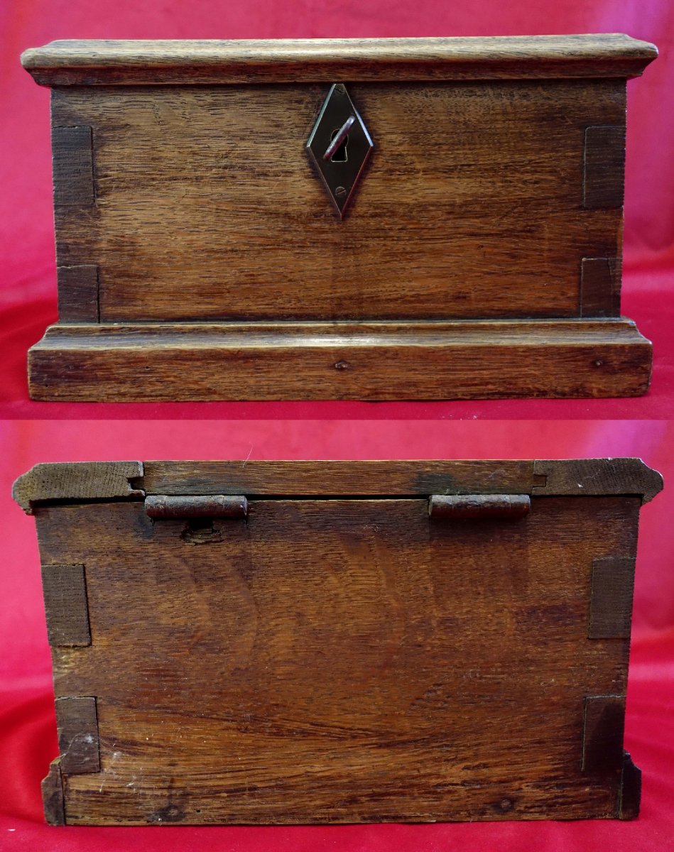 Small Chest 1880 - Original Key And Lock --photo-4