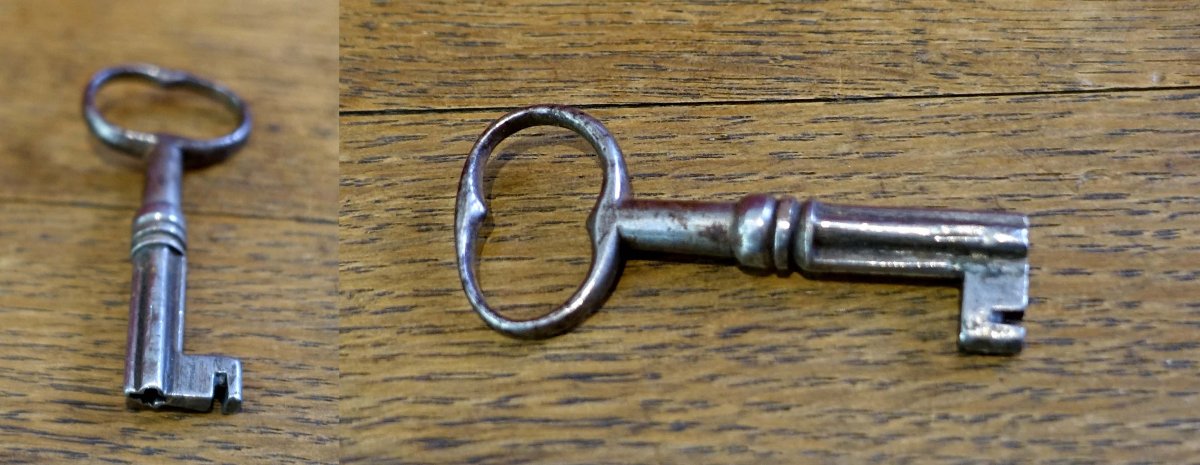 Small Chest 1880 - Original Key And Lock --photo-3
