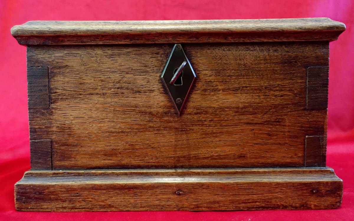 Small Chest 1880 - Original Key And Lock --photo-6