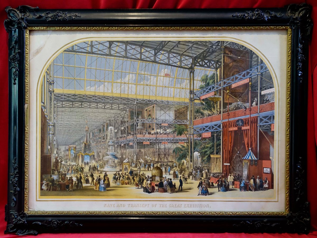 Grande Exposition - Crystal Palace 1851 - Original Poster In Frame -