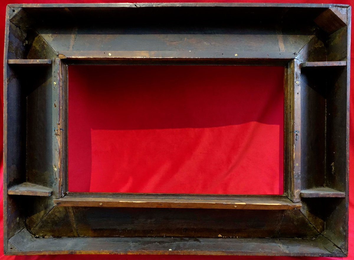 Mahogany Frame, 1880s - 10m - 55x33cm  - -photo-1