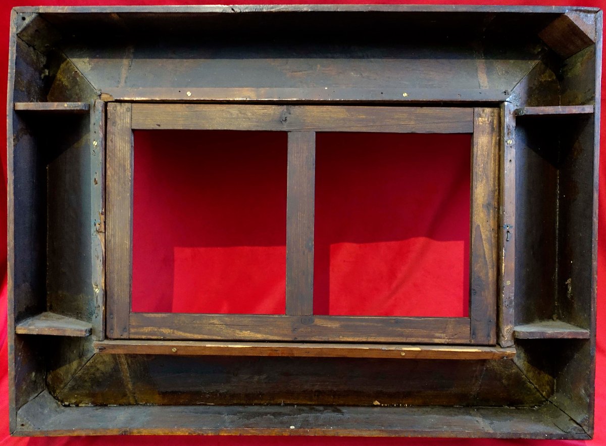 Mahogany Frame, 1880s - 10m - 55x33cm  - -photo-3