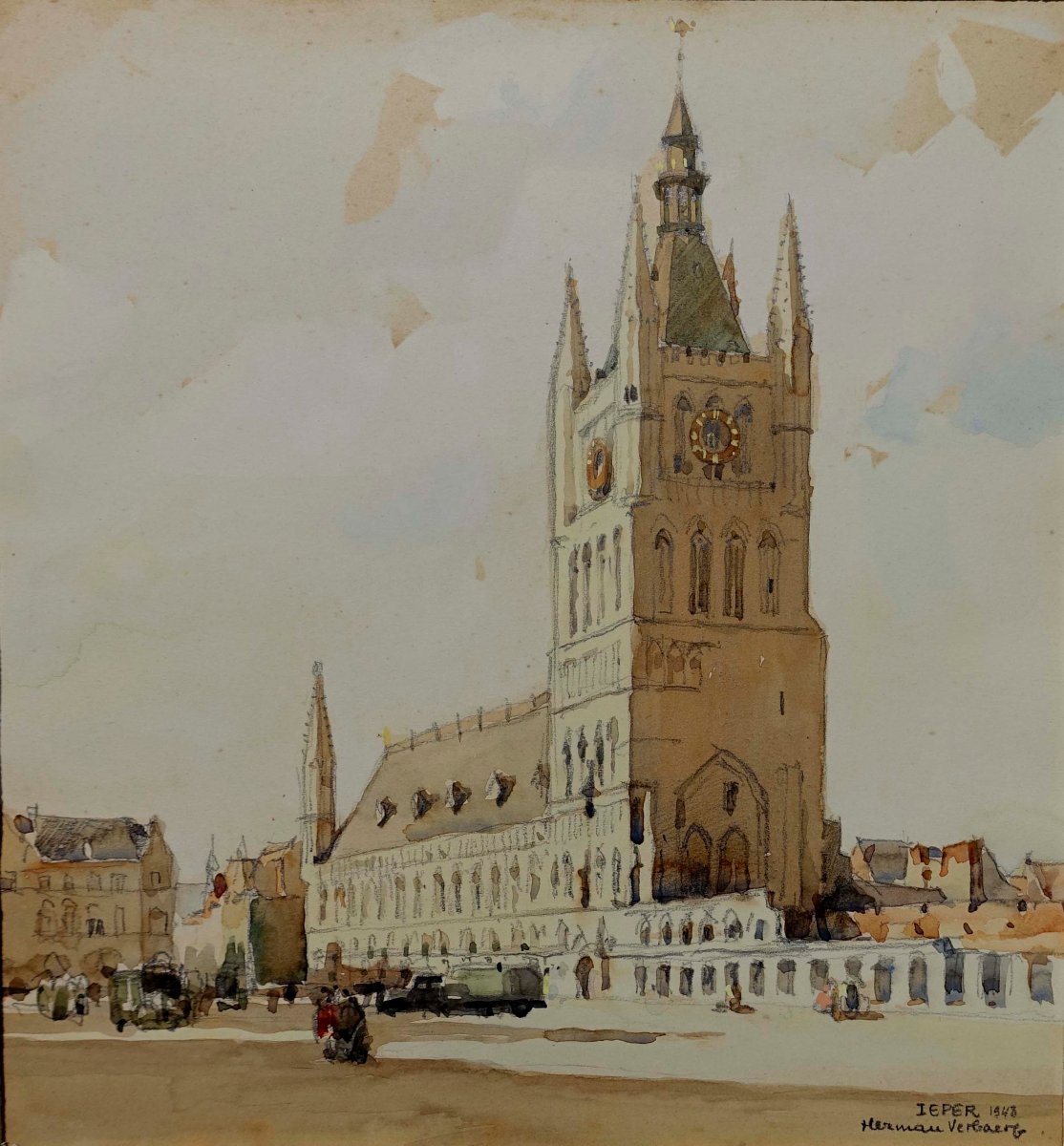 Herman Verbaere (1905-1993) - Ypres 1948 - -photo-3