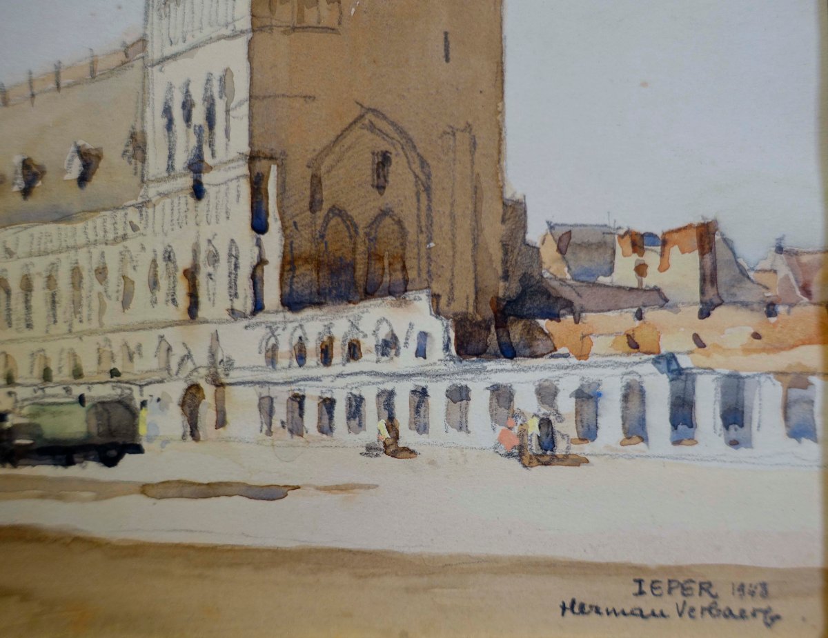 Herman Verbaere (1905-1993) - Ypres 1948 - -photo-2