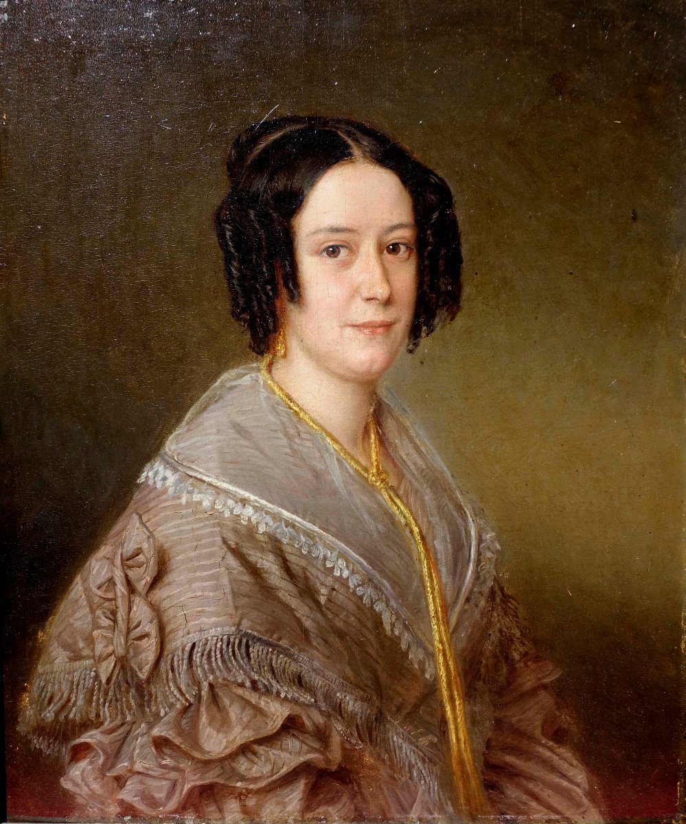 Portrait de Frederika Carolina Zimmerman Eyben (1809-1875)-photo-2