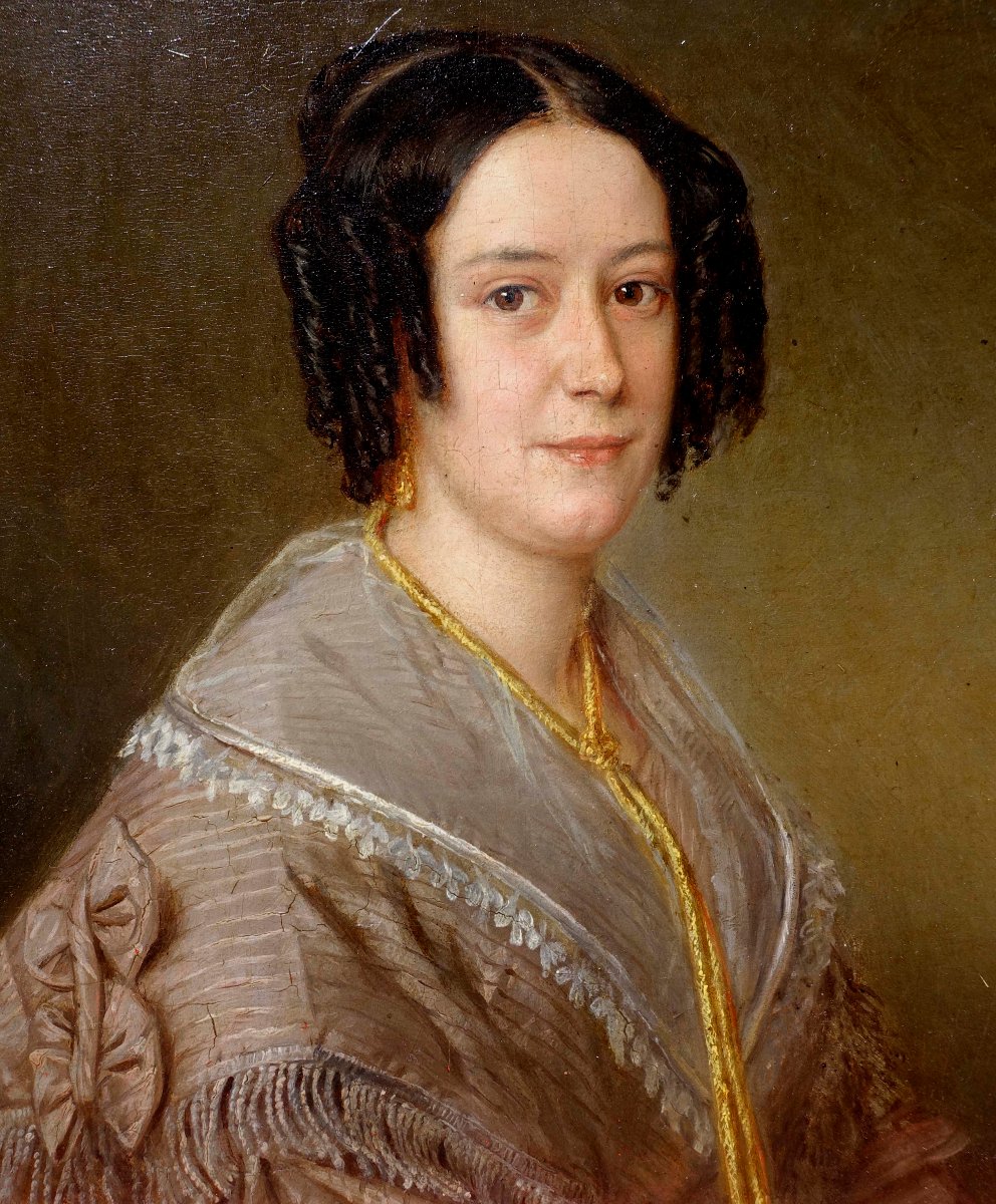 Portrait de Frederika Carolina Zimmerman Eyben (1809-1875)-photo-3