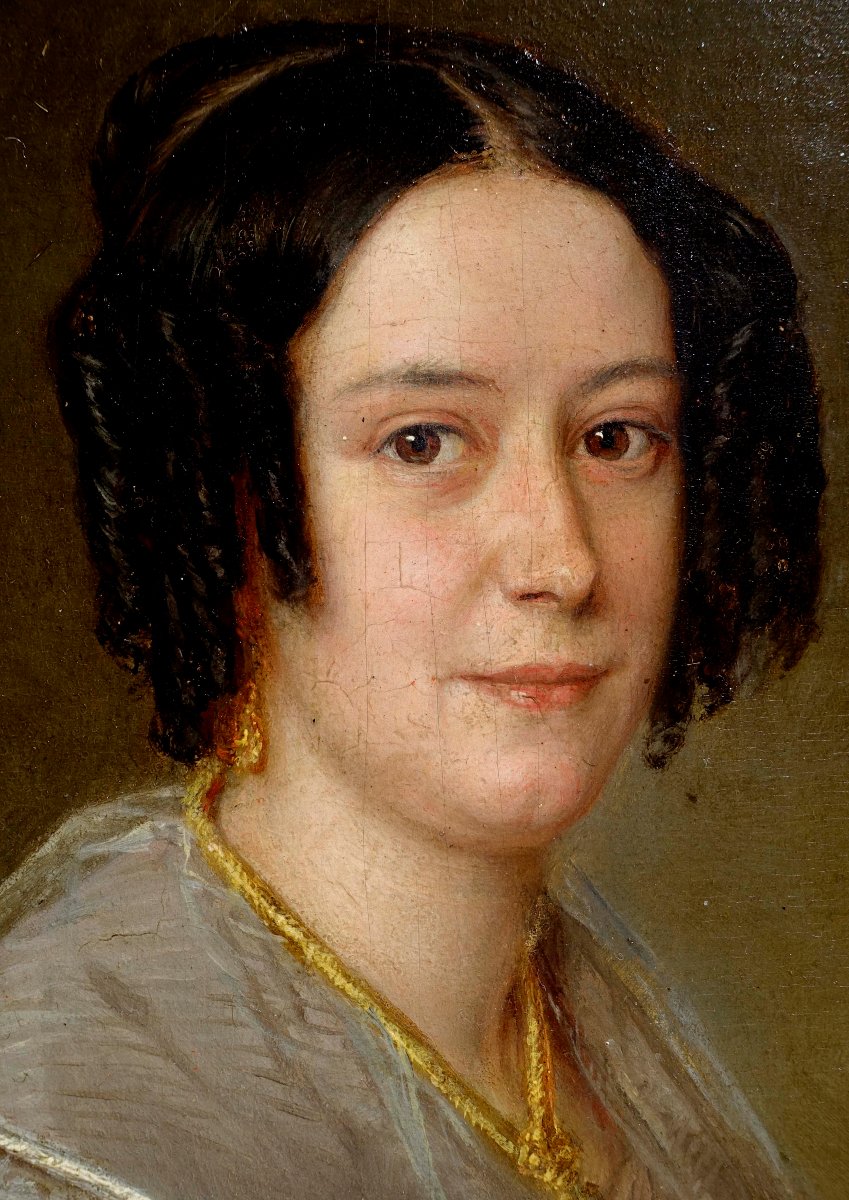 Portrait de Frederika Carolina Zimmerman Eyben (1809-1875)-photo-4