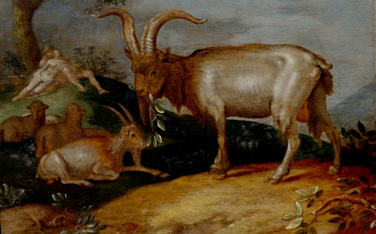 Entourage de Roelandt Savery (1576-1639) - Le Bouc Tentateur 1620 - -photo-3