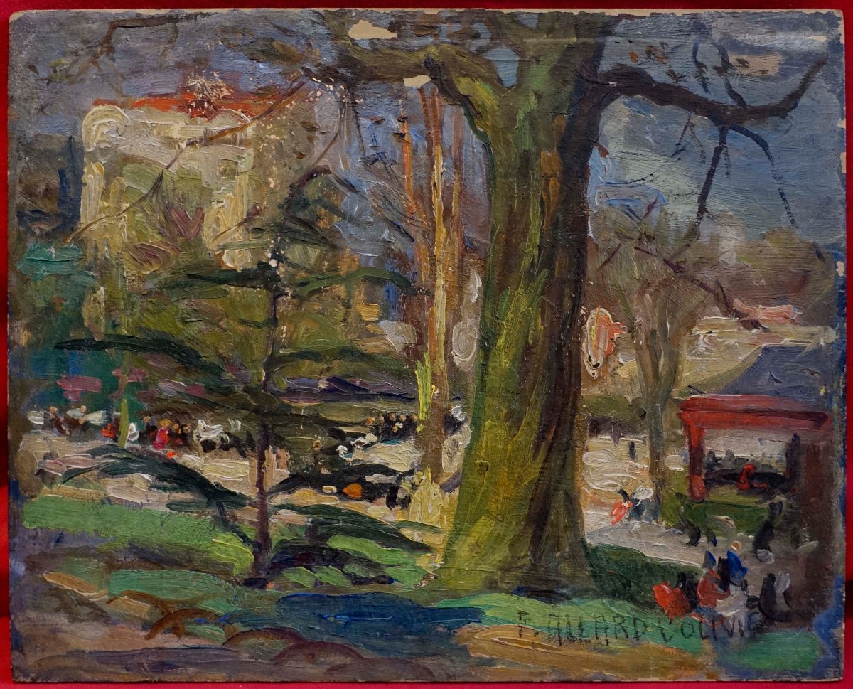 Fernand Allard l'Olivier (1883–1933) - Nice, 1920 – Public Garden --photo-2