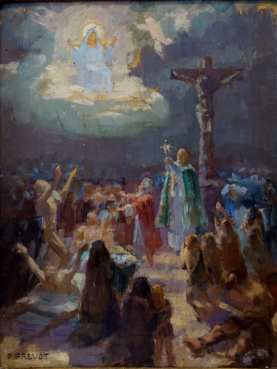 Paul Prévôt (1879-1961) - Etude 1910 – Notre Dame de Consolation --photo-2