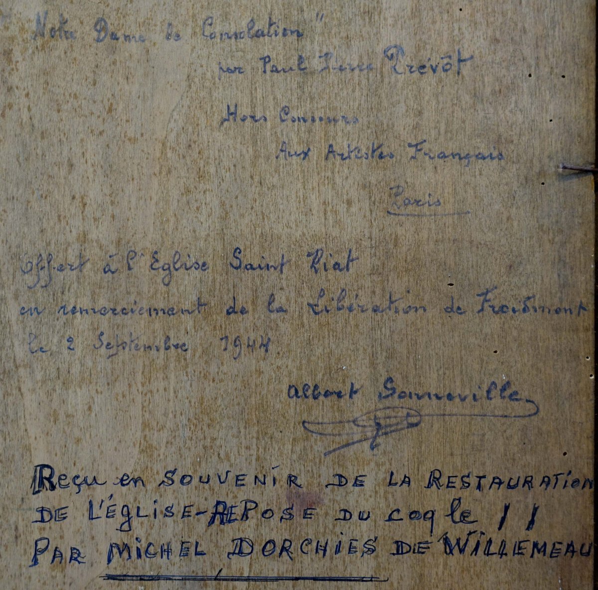 Paul Prévôt (1879-1961) - Etude 1910 – Notre Dame de Consolation --photo-5