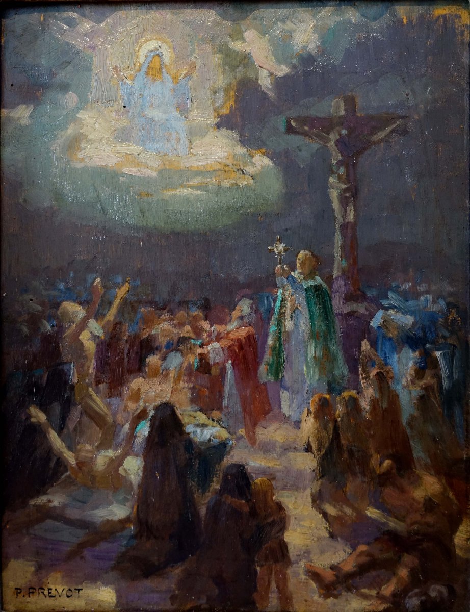 Paul Prévôt (1879-1961) - Etude 1910 – Notre Dame de Consolation --photo-6