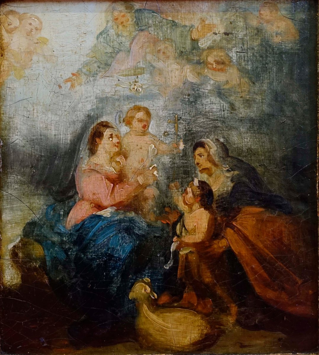 Etude d'apr&egrave;s Murillo 1850 &ndash; La Sainte Famille --photo-2
