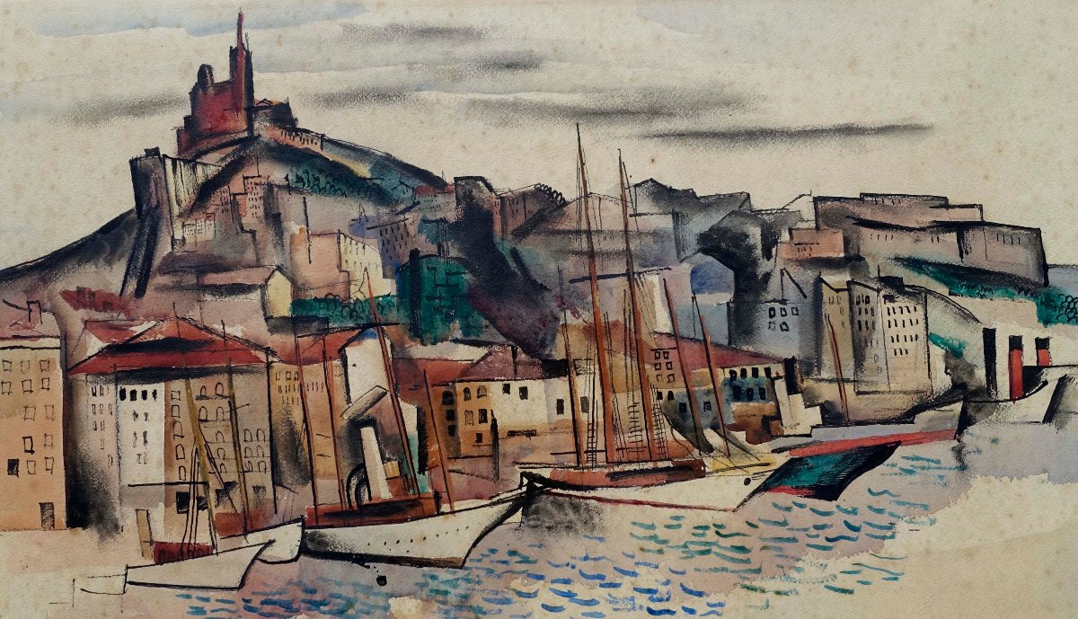 Marcel Stobbaerts (1899-1979) - Marseille 1930 --photo-3