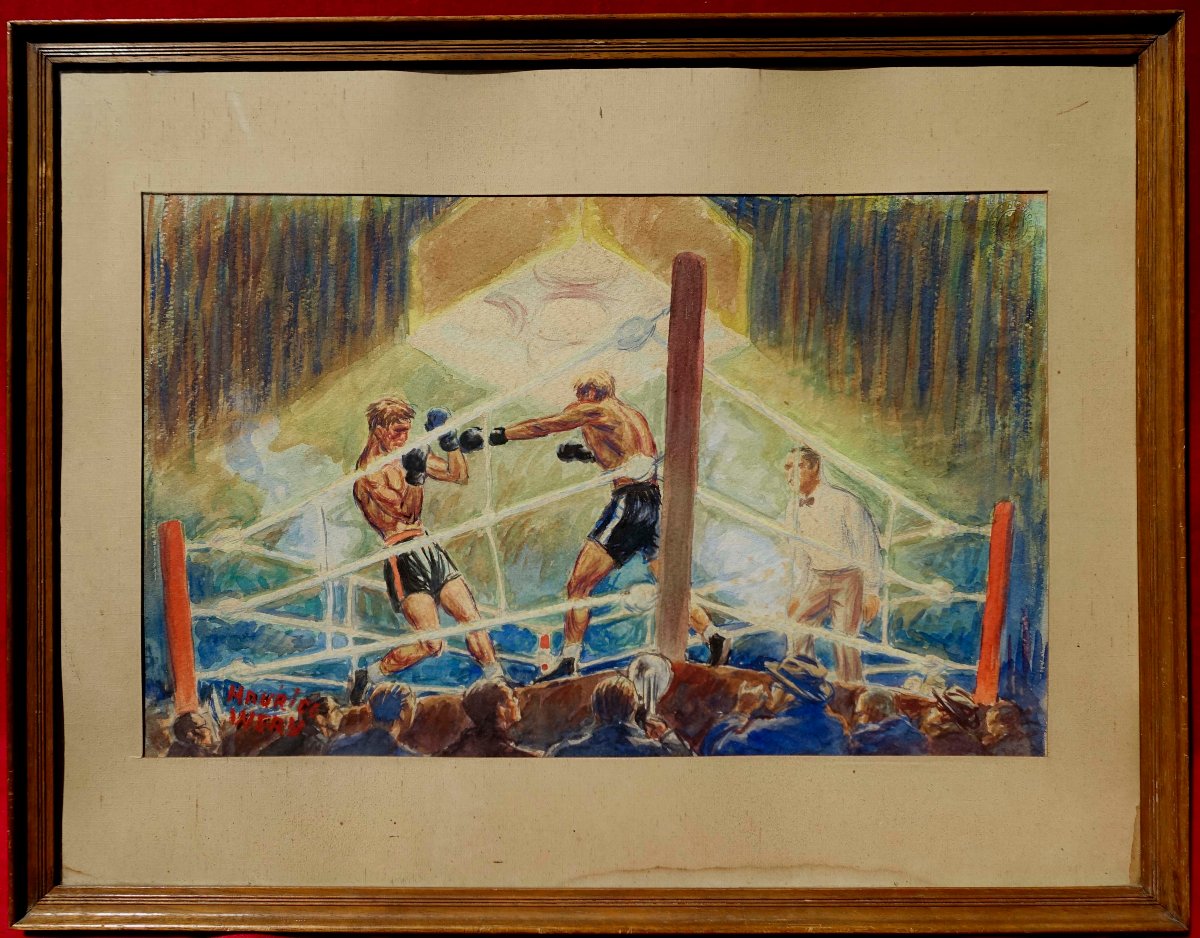 Maurice Wery (1911–1978) - Boxing Match, 1935 - 