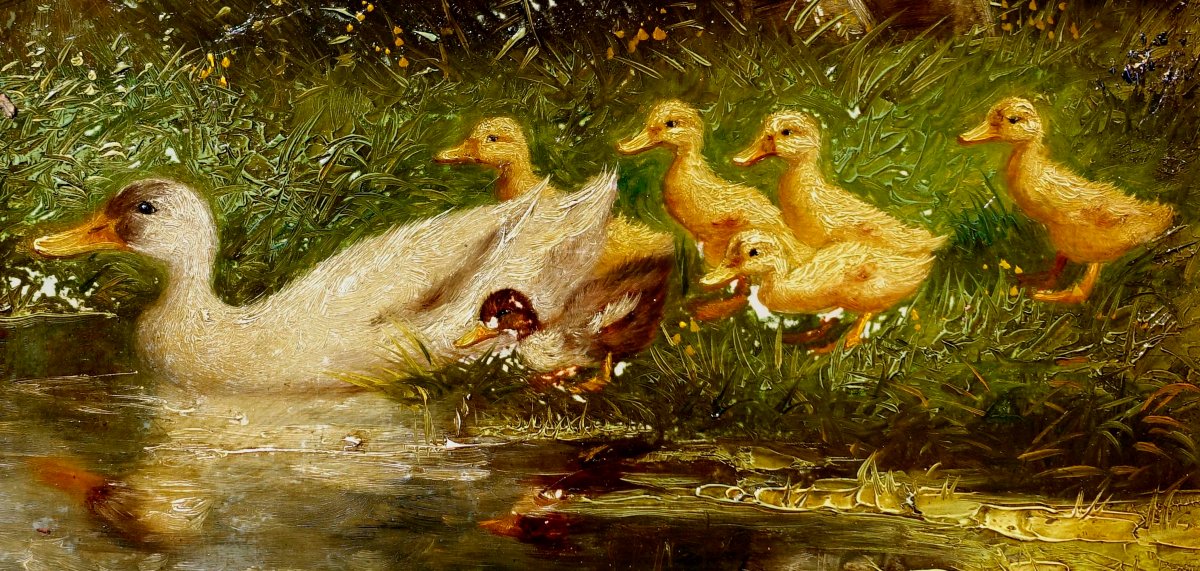 Constant Artz (1870–1951) - Reed And Ducklings, 1895 - -photo-4