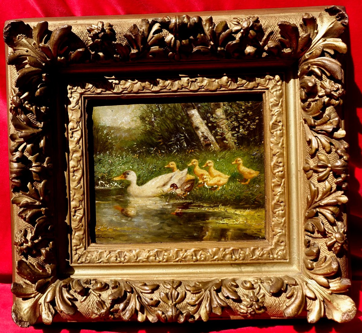 Constant Artz (1870–1951) - Reed And Ducklings, 1895 - -photo-3
