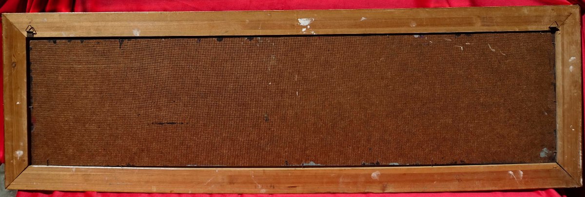 "grande Abstraction" 1968 - 134 Cm X 42 Cm --photo-2