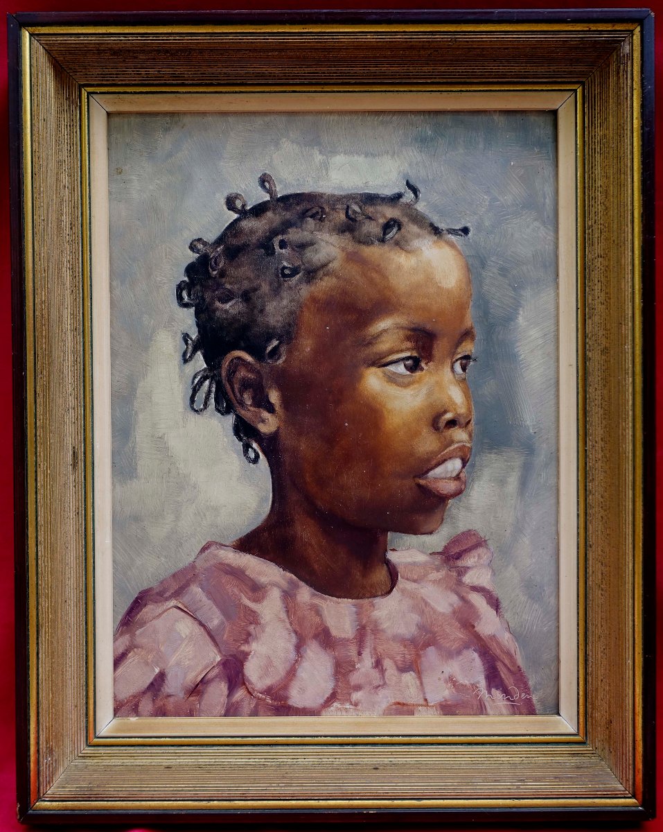Robert Van Minden (1918–?) - Little Girl From The Congo, 1950 -