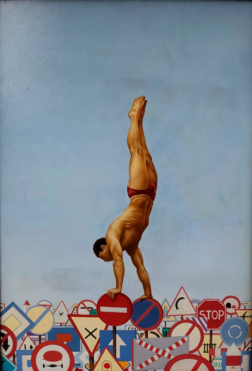 Edwin Dorris (1919–1985) — American School, 1976 — -photo-2