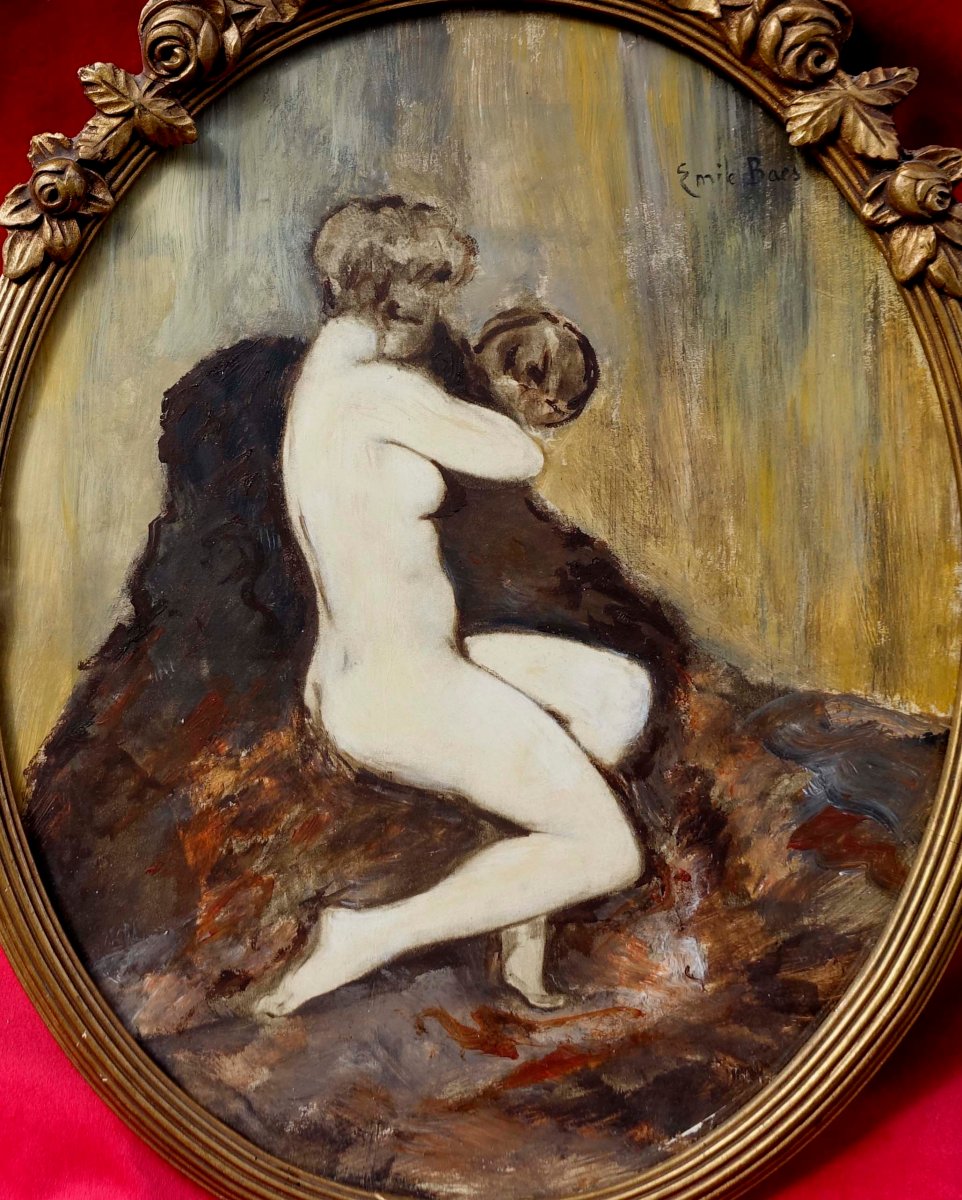 Emile Baes (1889-1954) - Nu 1920 - Art-D&eacute;co -   -photo-4