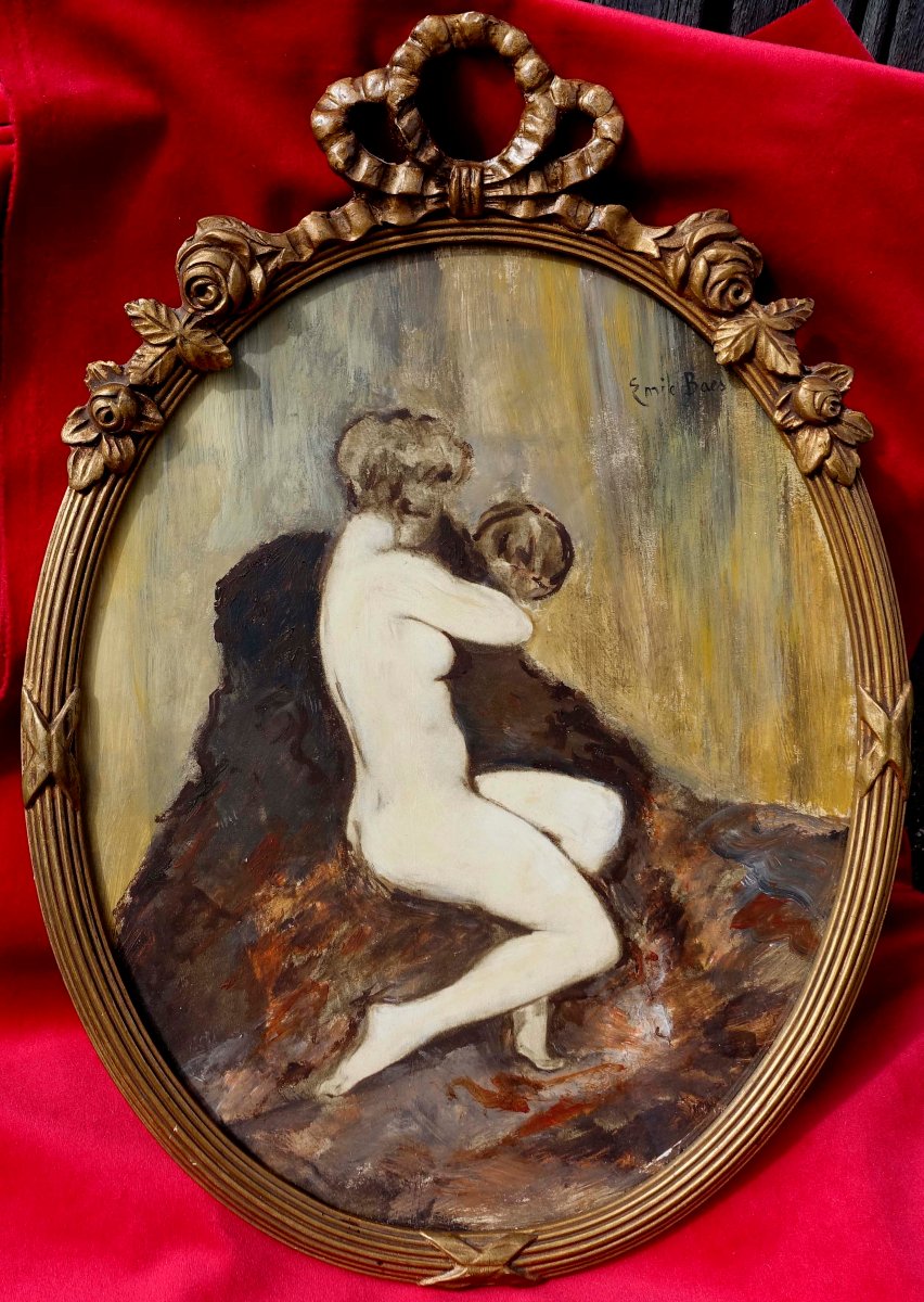 Emile Baes (1889-1954) - Nu 1920 - Art-D&eacute;co -   