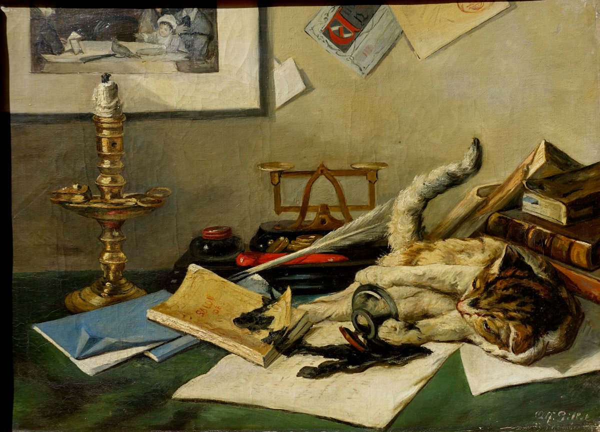 The Cat And The Inkwell, 1890 --photo-2