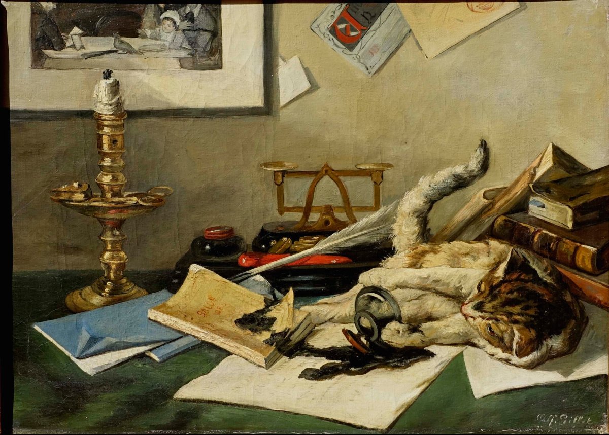 The Cat And The Inkwell, 1890 --photo-4