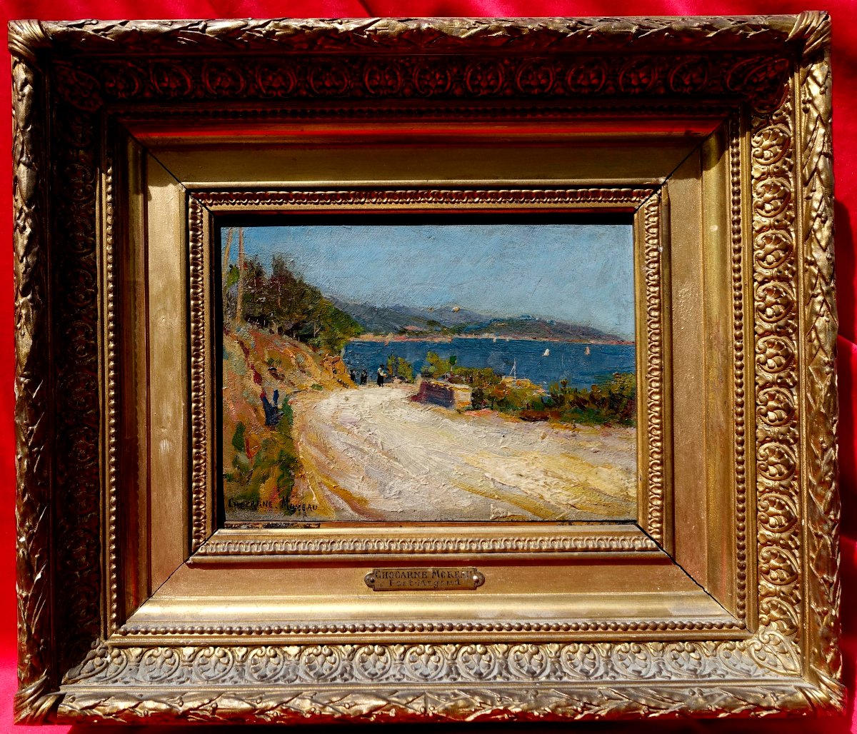 Paul Chocarne-Moreau (1855-1930) - Port Magaud 1885 -     
