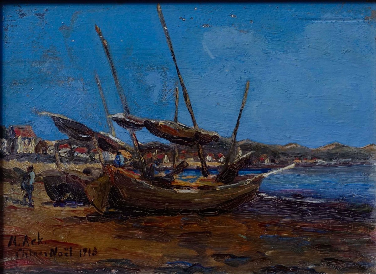 Chine 1913 – Peintre à Identifier --photo-2