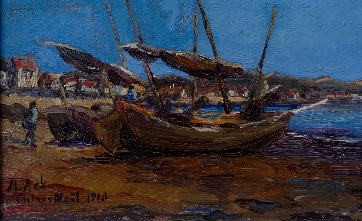 Chine 1913 – Peintre à Identifier --photo-3