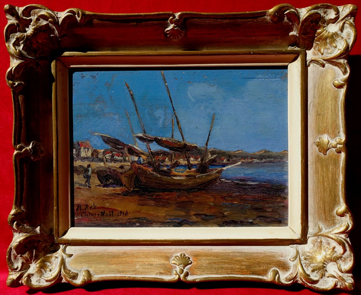 Chine 1913 – Peintre à Identifier -
