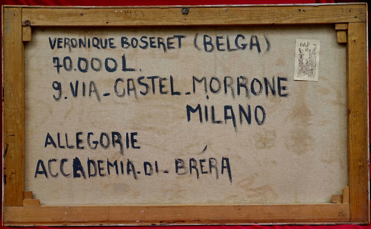V&eacute;ronique Boseret (1944-2025) - Milan 1963 &ndash; Abstraction --photo-4