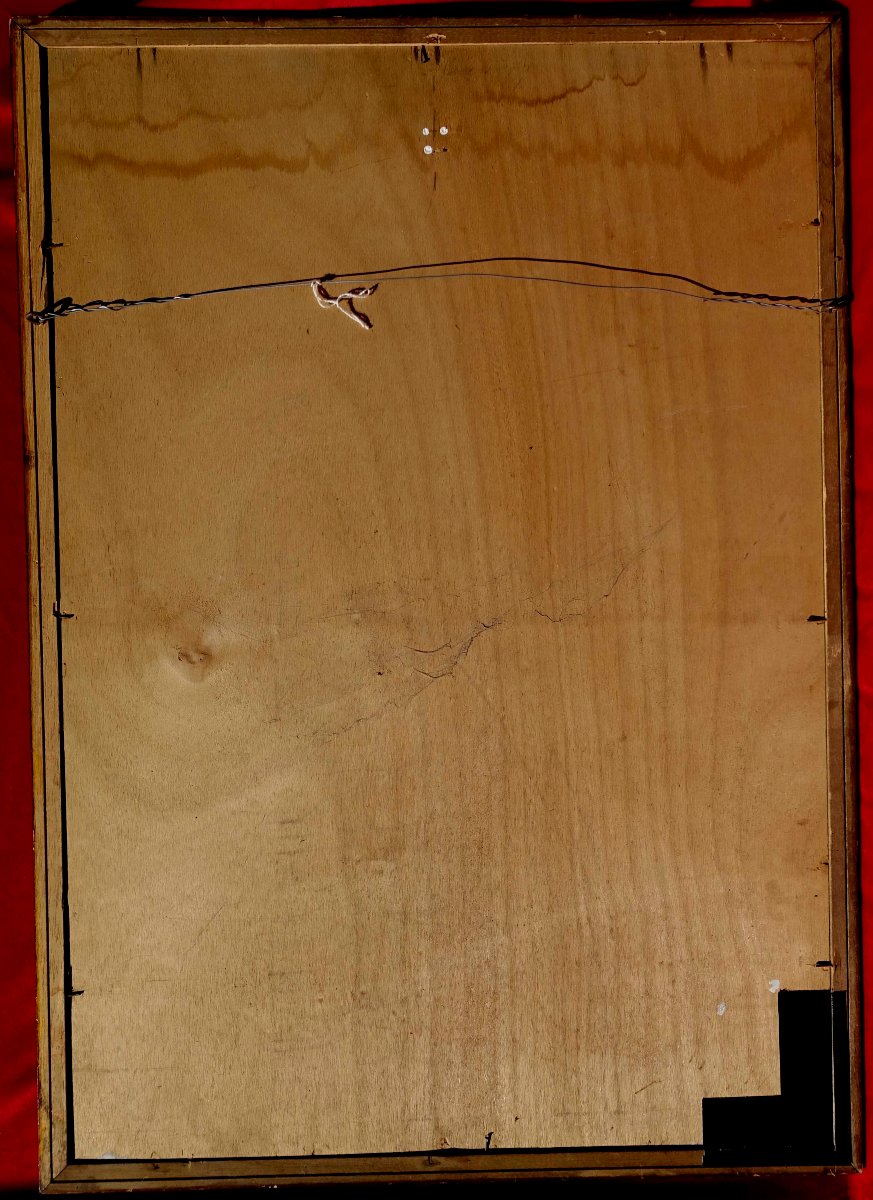 Pirelli Advertising Poster Painted On Wood --photo-3