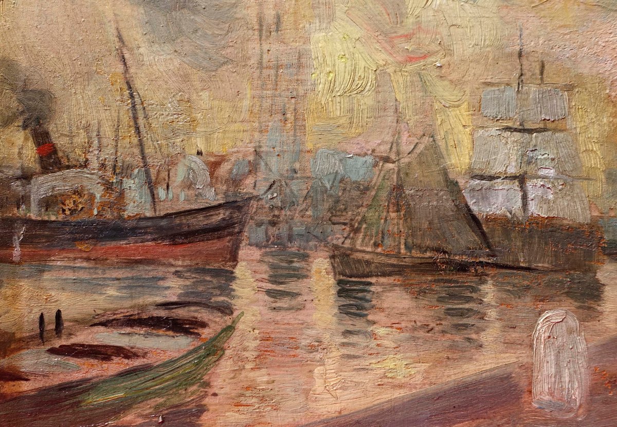 Louis Th&eacute;venet (1874-1930) - Anvers 1904 &ndash; Fauvisme Braban&ccedil;on --photo-3