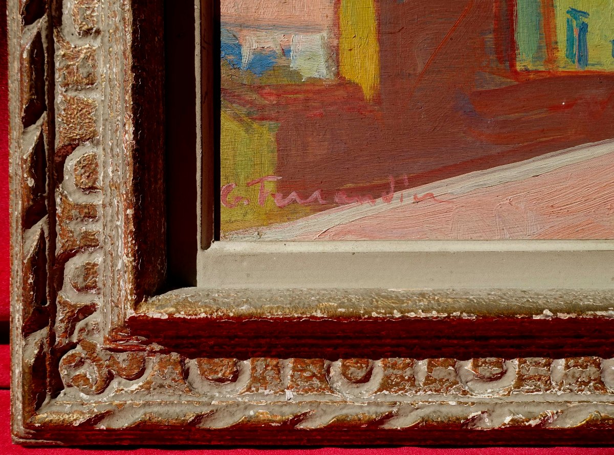 Gis&egrave;le Ferrandier (1909-2000) - Cubiste 1950 - Vue d'Oran --photo-4